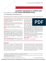 Comparison of Rocuronium Requirement in Children.4
