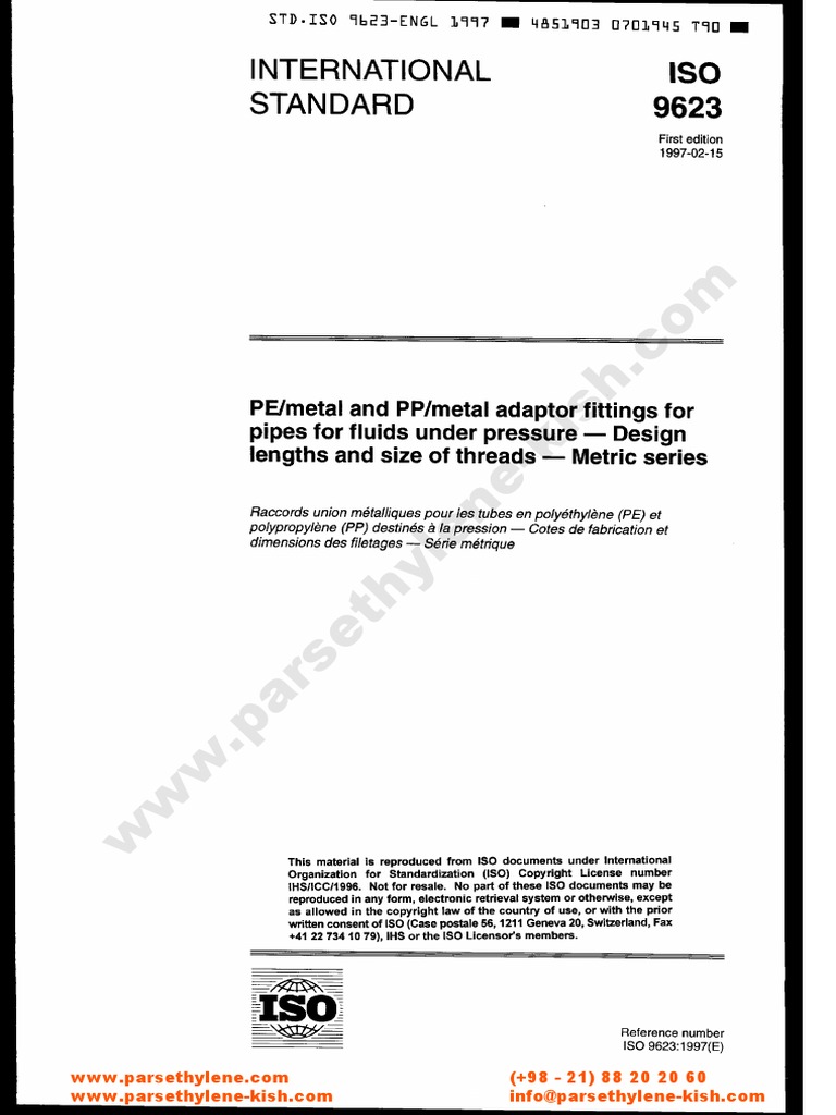 DIN 9623 Compliance Overview | PDF