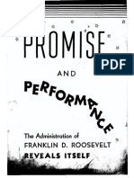 Promise and Performance-Admin of Franklin D Roosevelt-1936