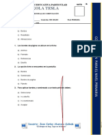 Evaluación Mensual - Octubre - 3 Grado (2)