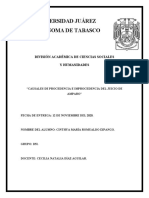 Causales de Procedencia e Improcedencia Amparo