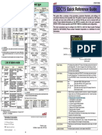 Quick Reference Guide: PV Input Range Table Event Type