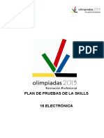 Plan de Pruebas de La Skills 16 Electrónica