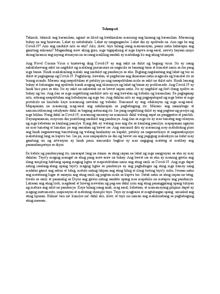 Talumpati | PDF