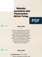 MetodePencatatan Dan Penyusutan Aktiva Tetap