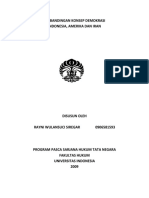 Tugas Perbandingan Konsep Demokrasi Indonesia Amerika Iran