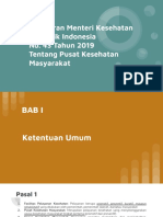 Peraturan Menteri Kesehatan Republik Indonesia No. 43 Tahun 2019 Tentang Puskesmas