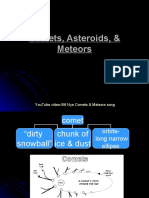 Comets, Asteroids, & Meteors