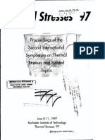 Thermal STRT: Proceedings of The Second International Osiiim On Thermal Stresses and Related Topics