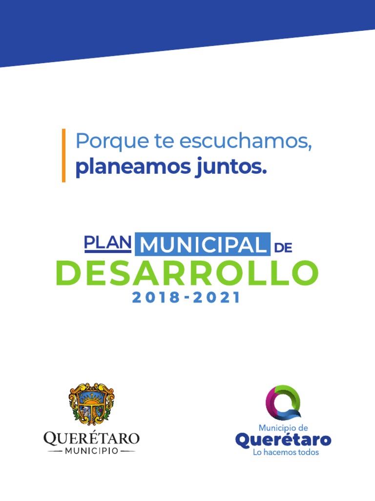 Plan Municipal de Desarrollo 2018 2021 Web Paginas 30 Nov | PDF ...