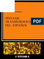 Sintaxis Transformacional Del Español. D%27Introno Francesco