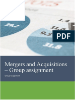 Mergers and Acquisitions - Group Assignment