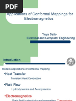 Application of Conformal Mapping For Electromagnetic