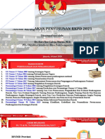 Paparan Sosialisasi Arah Kebijakan Penyusunan RKPD Tahun 2021..