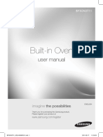 Built-In Oven: User Manual