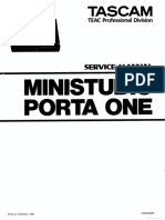 Hfe Tascam Ministudio Porta One Service