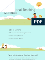 Instructional Teaching Materials: Created by Group 4