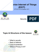 Enterprise Internet of Things (EIOT) : Security