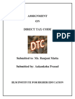 Direct Tax Code Highlights