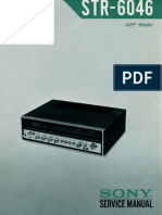 Sony STR-6046 Service Manual