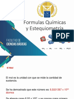 Formulas Químicas y Estequiometría