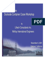 Dockside Container Crane Workshop General