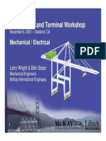 Dockside Container Crane Workshop Mechanical