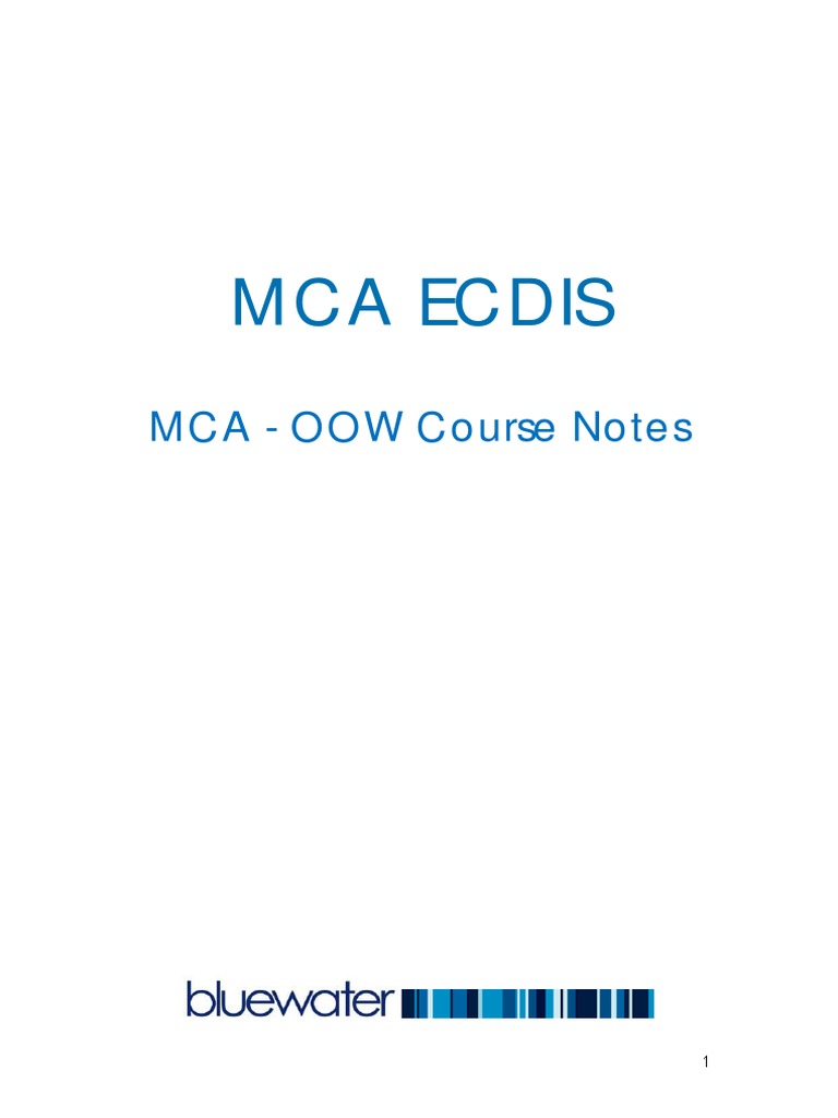 ECDIS Course Notes 2018.02 | PDF | Navigation | Water Transport