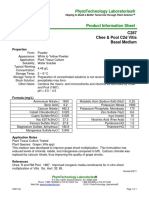 Product Information Sheet: Phytotechnology Laboratories®