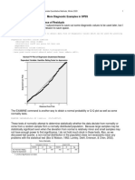 Ho - Diagnostics Examples 2 in SPSS