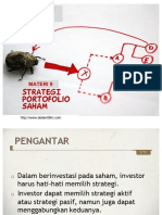 STRATEGI PORTOFOLIO SAHAM