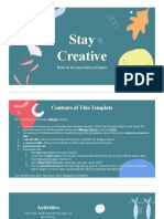 Stay Creative Turquoise Variant