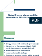 Global Energy Stance and The Scenario For Sustainable Sources