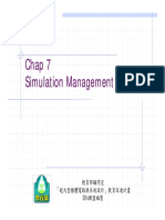 Chap 7 Simulation Management