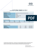 Technical Data Sheet for Ankoform S90S 0-15 V Precast Shape