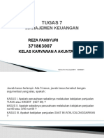 Tugas 7 Manajemen Keuangan - Reza Fansyuri (371863007) Karyawan A Akuntansi