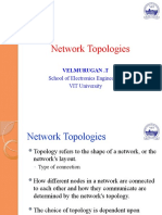 Network Topologies: School of Electronics Engineering VIT University