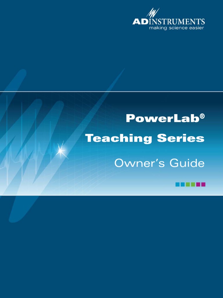 Powerlab Teaching Series Owner'S Guide | PDF | Amplifier | Electrical ...