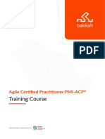 Training Course: Agile Certified Practitioner PMI-ACP