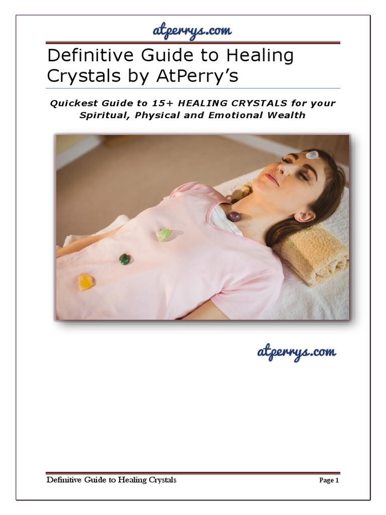 Healing Crystals: A Definitive Guide | PDF | Chakra | Quartz