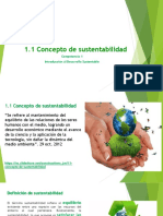 1.1 Concepto de Sustentabilidad.