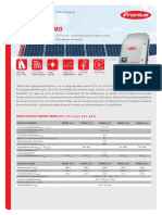 Ficha Técnica Inversor Fronius Primo