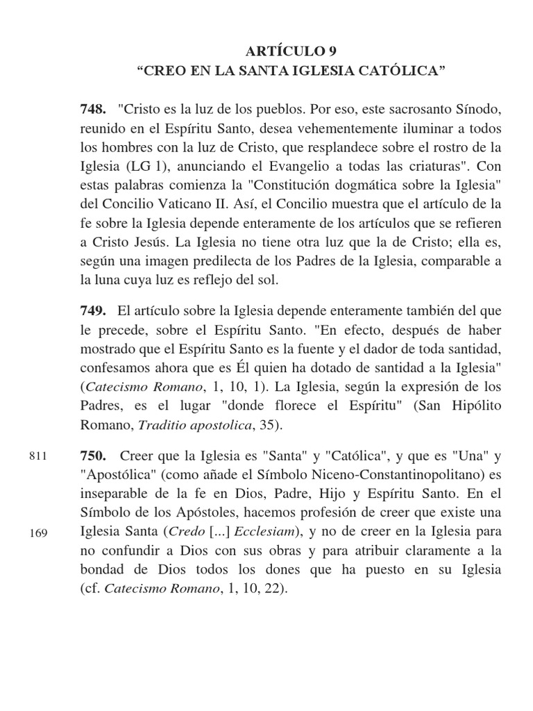 Fundamentos de la Iglesia Católica | PDF | Cristo (título) | Iglesia ...