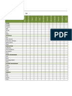 Allergy Log Template