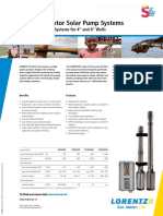 PS Helical Rotor Solar Pump Systems for 4” and 6” Wells