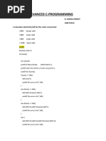 Advanced C-Programming: N .Manoj Reddy