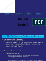 Enviorenmental Scanning For Ent