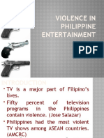 Violence in Philippine Entertainment