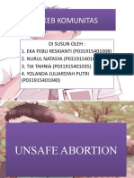 Unsafe Abortion dan Penyebabnya