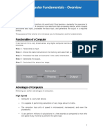 1 - Computer Fundamentals - Overview